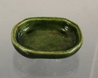 Glazed Green PotteryServing Dish