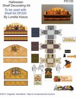 (image for) Halloween Decorator Sheet and shelf kit