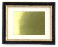 (image for) Large Black with Inner Gold-Trimmed Frame