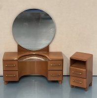 (image for) Mid Century Modern Vanity set of 2
