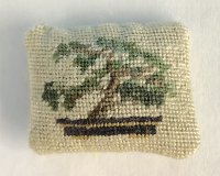 (image for) Small Bonsai Petit Point Pillow