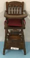 (image for) Wooden High Chair with Cushion