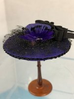 (image for) Elegant Purple and Black Hat