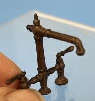 "Hailey" oiled bronze modern faucet