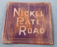 (image for) Tin Sign Nickel Plate Road