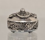Sterling Victorian Jewelry Box by Master Artisan Vladimir Matusovsky (image for) Sterling Victorian Jewelry Box by Master Artisan Vladimir Matusovsky