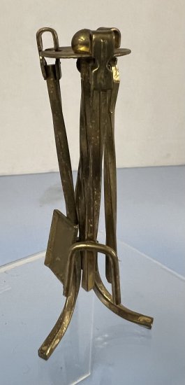 (image for) Antique Brass Fireplace Tools - Click Image to Close
