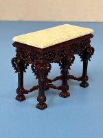 (image for) BESPAQ DOLLHOUSE MINIATURE GRAND ESTATE CONSOLE 6001MH MAHOGANY