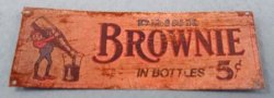 (image for) Tin Sign Brownie in Bottles