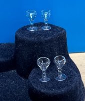 (image for) Hand Blown Glass Wine Glasses