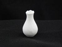 (image for) Unglazed White Fluted Vase