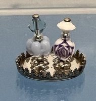 (image for) Small Perfume Tray With 2 Bottles