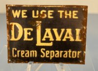 (image for) Tin Sign We Use The DeLaval Dairy Equipment