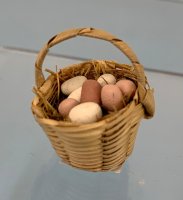 (image for) Basket with Brown and White Eggs