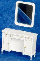 (image for) Dresser w/Mirror/White/Set