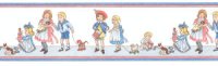 (image for) NURSERY CHILDREN BORDER - WHITE BACKGROUND