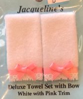 (image for) Deluxe Towel Set with Pink Bow