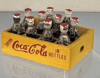 (image for) Vintage Coca Cola Box and Bottles