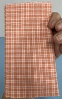 (image for) Pink and white plaid fine cotton fabric