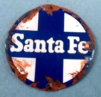 (image for) Tin Sign Santa Fe