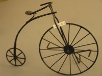 (image for) Black Wire Old-Timey Bicycle