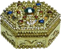 (image for) Miniature Gold Jewelry Box