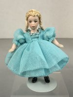 Dollhouse Girl in Aqua