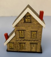 (image for) Vintage Three Story Dollhouse Micro Mini