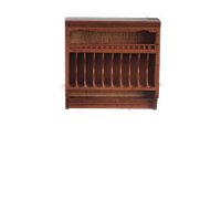 (image for) Kitchen Plate Rack, Walnut