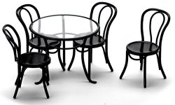 Patio table/four chairs