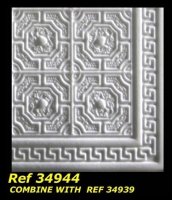 (image for) Faux Tin Ceiling Paper Panel