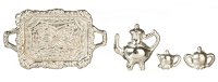 (image for) Silver Tea Set, 4 Pieces