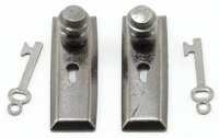(image for) Door Knob with Keyplate, Pewter