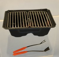 Table Grill with Fork and Spatula