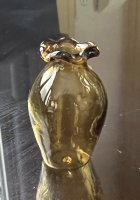 (image for) Gold Glass Vase with wavy top