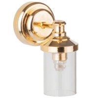 (image for) Brass Lantern Sconce/Battery Operated