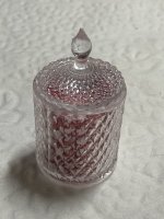 (image for) Lidded Container Full of Candy Canes