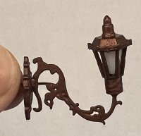 (image for) 1/24th Copper Finish Coach Lamp