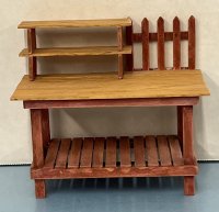 (image for) Potting Bench with Shelves
