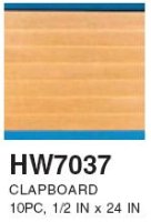 (image for) 7037 1/2" Clapboard Siding (10 Sheets)