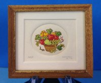 (image for) Victorian Fruit Basket Embossed Painting