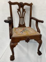 (image for) Betty Valentine Chair with Petit Point Seat