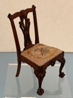 (image for) Betty Valentine Chair with Petit Point seat