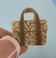 (image for) Beige and Brown Handbag