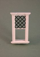 (image for) 1/24th Westfield Decorated Single Window-White