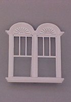 (image for) 1/24th Newport Decorated Double Window