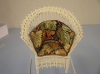 (image for) White Wicker Chair