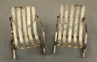 Aged Metal Lawn Chair