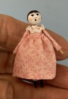 (image for) Wooden Bead Doll in Pink