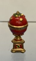 (image for) Faberge' Style Egg with Tiny Red Crystal Inside